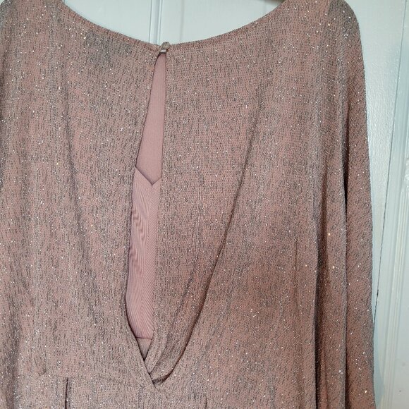 Pink Glitter Dress Size 14 - Picture 5 of 6